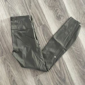 Lululemon legging with pockets- High-Rise 27”- green